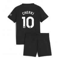 Manchester City Rayan Cherki #10 Vonkajší Detský futbalový dres 2025-26 Krátky Rukáv (+ trenírky)